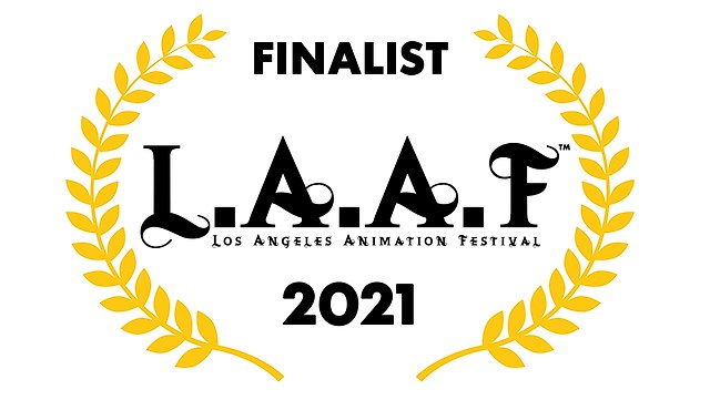 Logo bzw. Plakette des "Los Angeles Animation Festival".