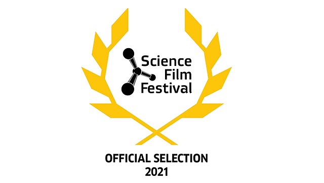 Logo bzw. Plakette des "Science Film Festival".